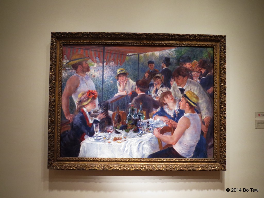 The most famous painting here at The Phillips Collection! Le déjeuner des canotiers by Renoir (1881)