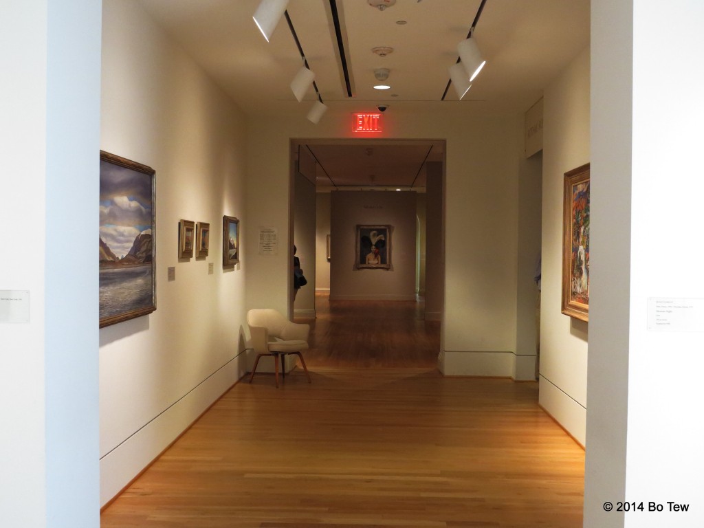 A corridor at The Phillips Collection.
