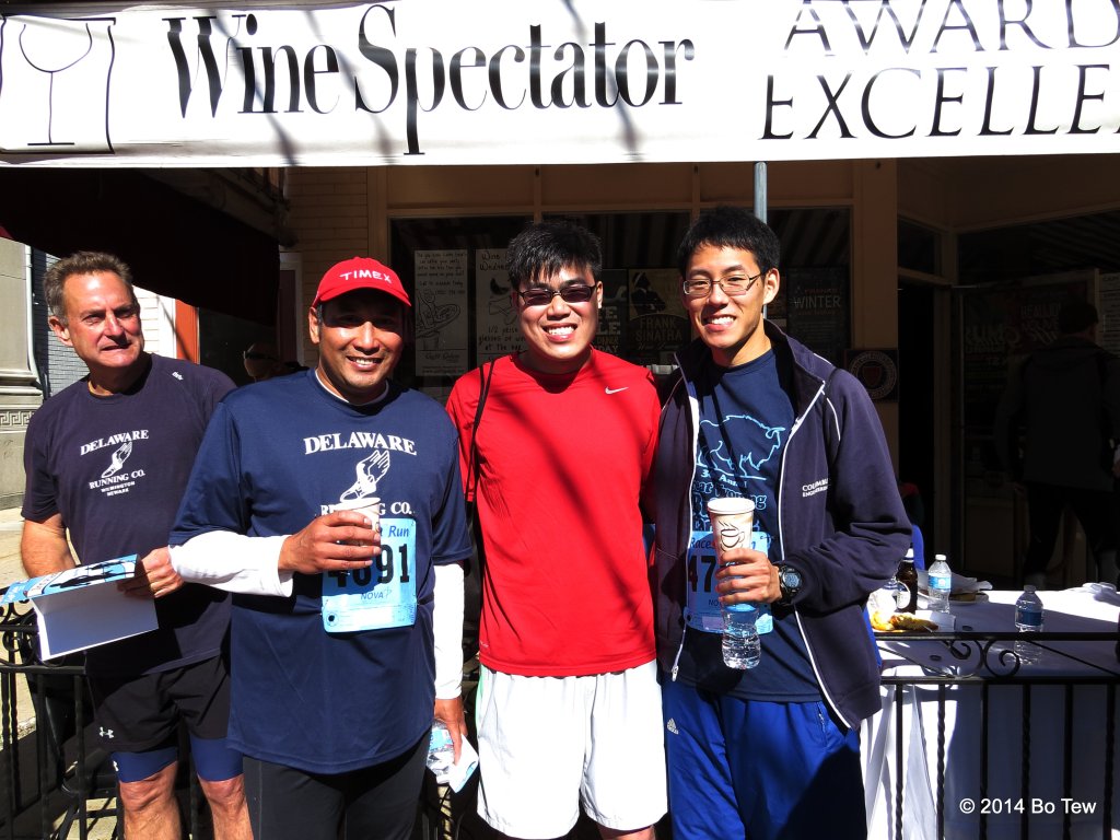 Cris, Me and Eric after the 6th Caffe Gelato 10 Miler!