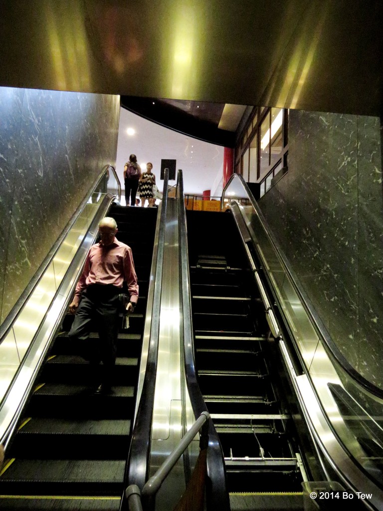 Broken escalator in Tangs. Orchard Road, Singapore.