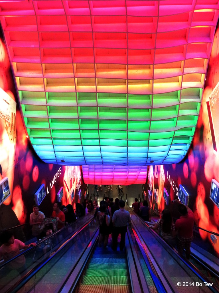 Indoor Rainbow. Ion Orchard, Singapore.