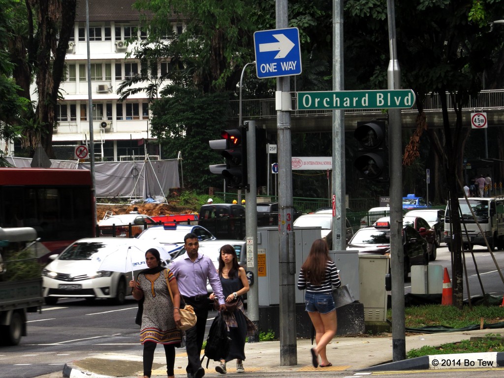 Keep moving forward. Orchard Road, Singapore.