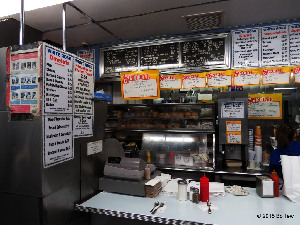 We sat here, and the shiny metal looking block on the here is the griddle.