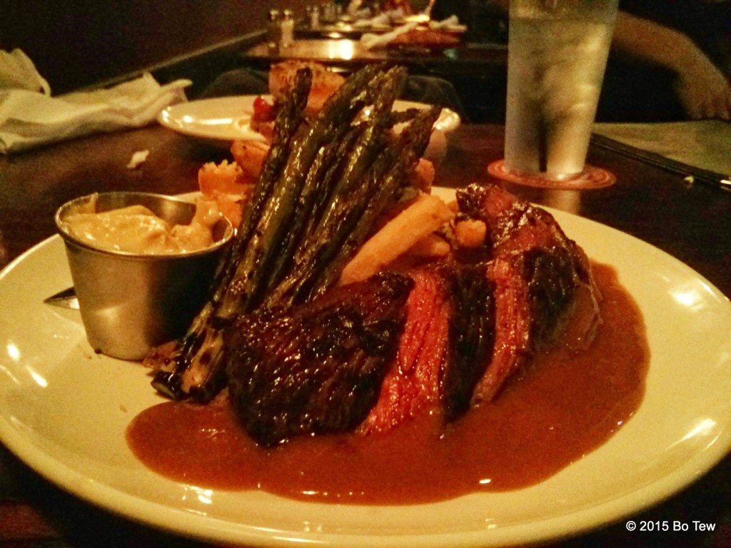 Two Stones Pub's Grilled Hanger Steak (Daily Special).
