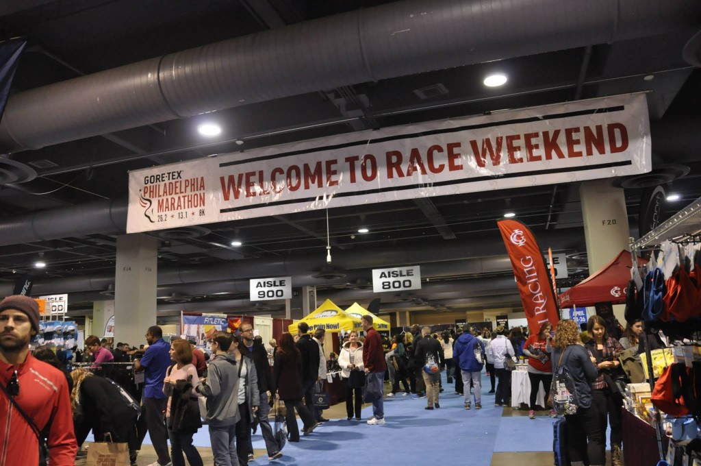 The Race Expo. (c) 2014 GORE-TEX® Philadelphia Marathon