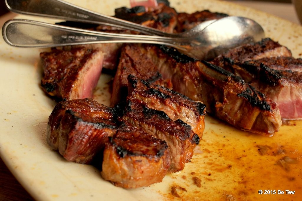 Filet Mignon on the left, Ribeye on the right.