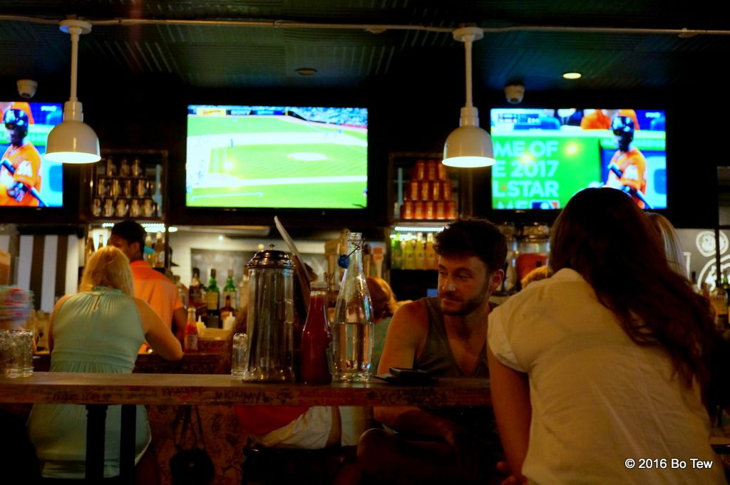 Typical Sports Bar. 